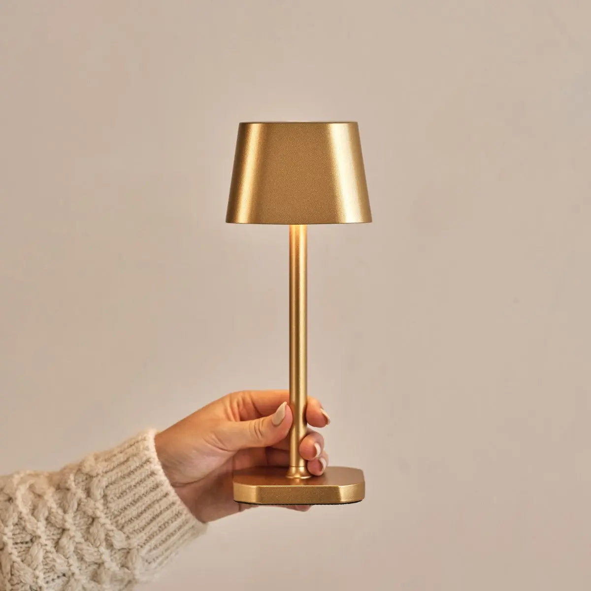 Ava Gold Rechargeable Table Lamp | Cordless, Dimmable & Stylish-0