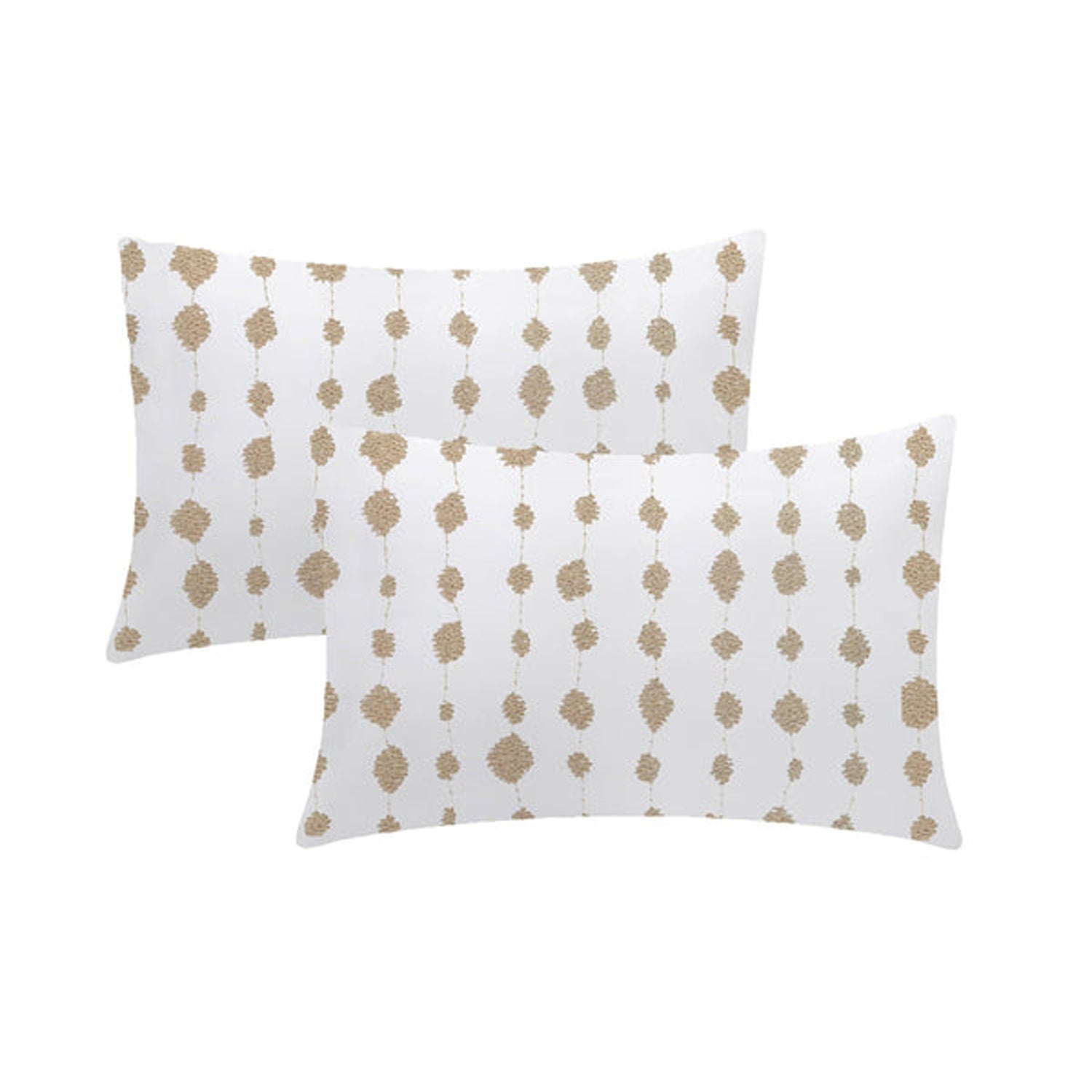 Aveline  - Set of 4 Pieces | Cotton Linen Fabric | Crewel Embroidered | Pillow/Cushion Cover Set | With or Without Insert-2