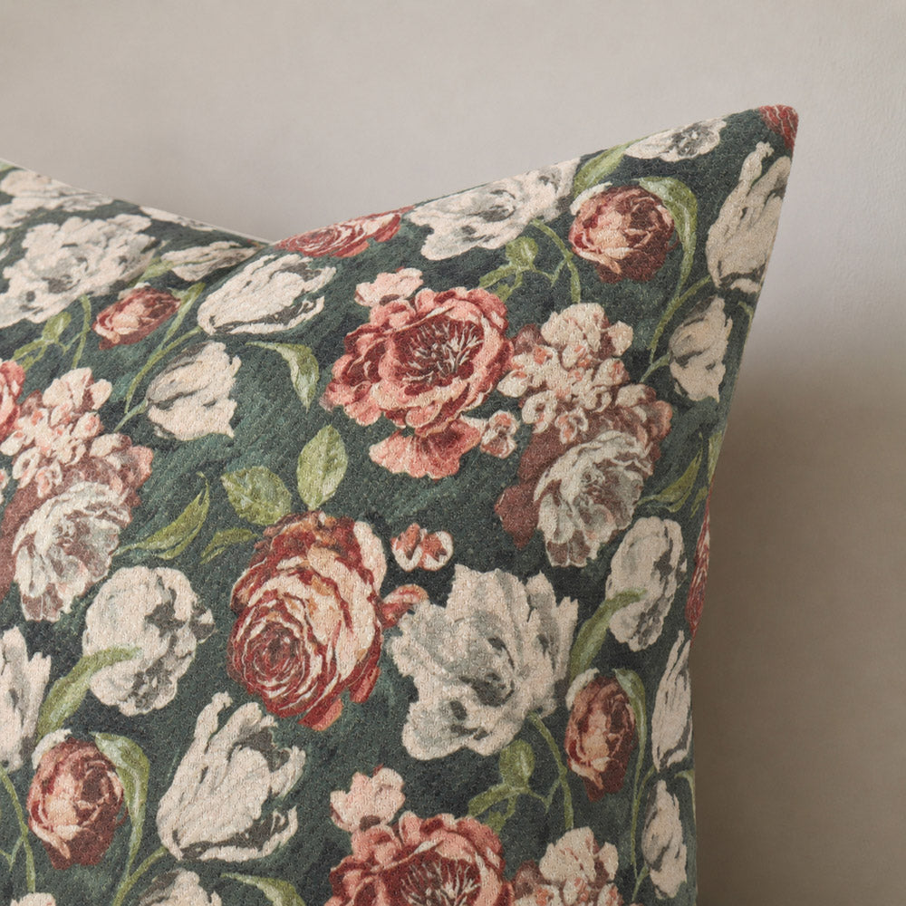 Aveline Vintage Floral Print Pillow Cover