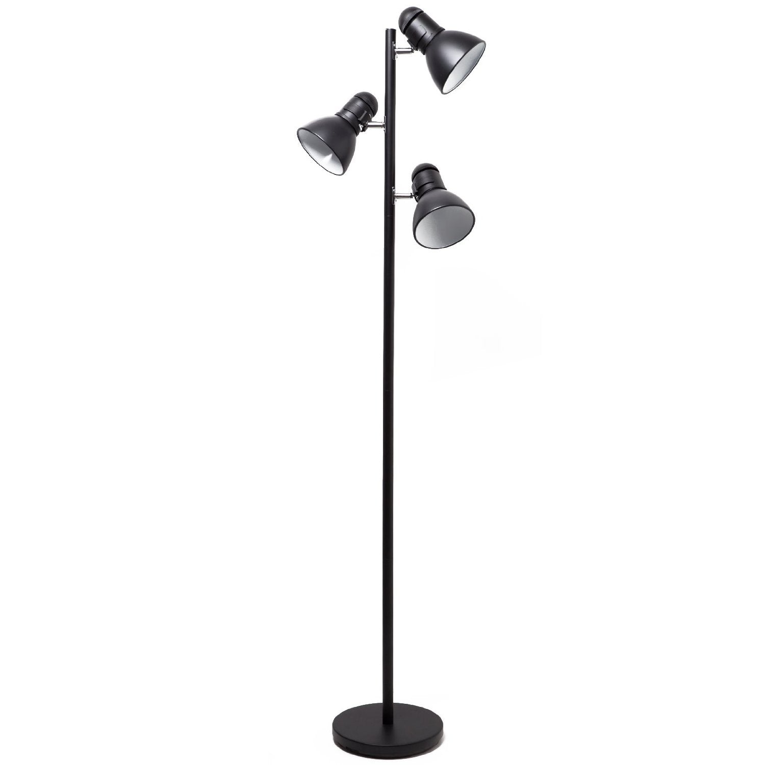 65-inch Black 3-Light Tree Lamp Spotlight Floor Lamp-0