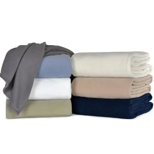 BHM Collection Light Weight Fleece Blankets 2 PK-0