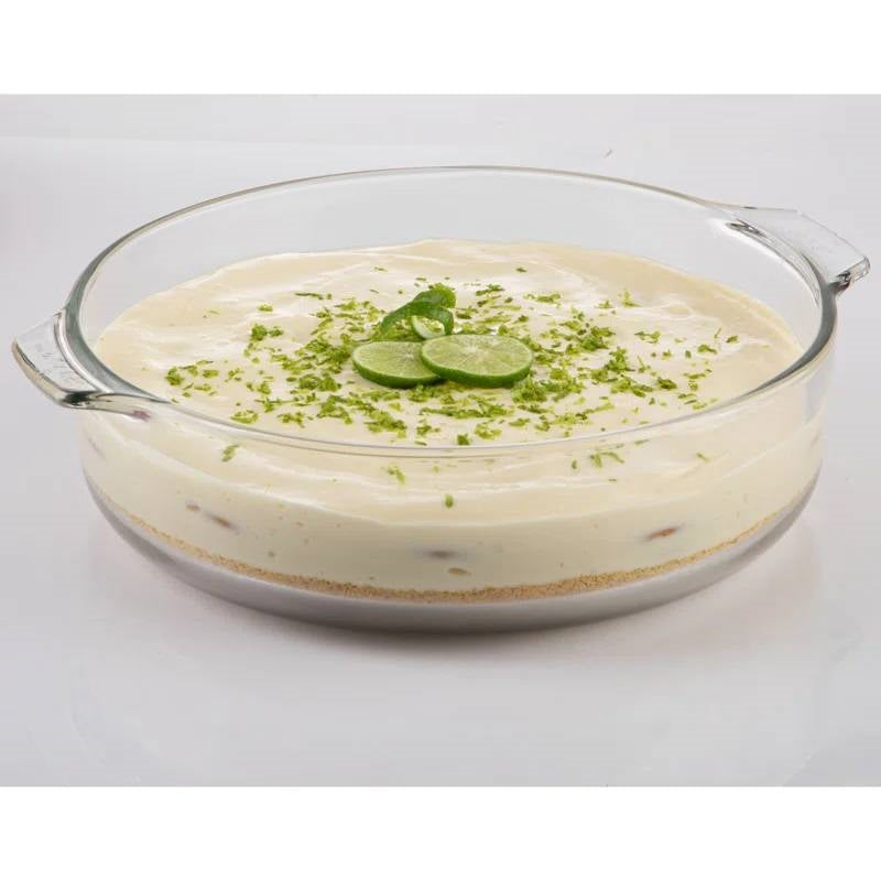 3-Quart Glass Bakeware Casserole Dish Dutch Oven with Oven-Safe Glass Lid-3