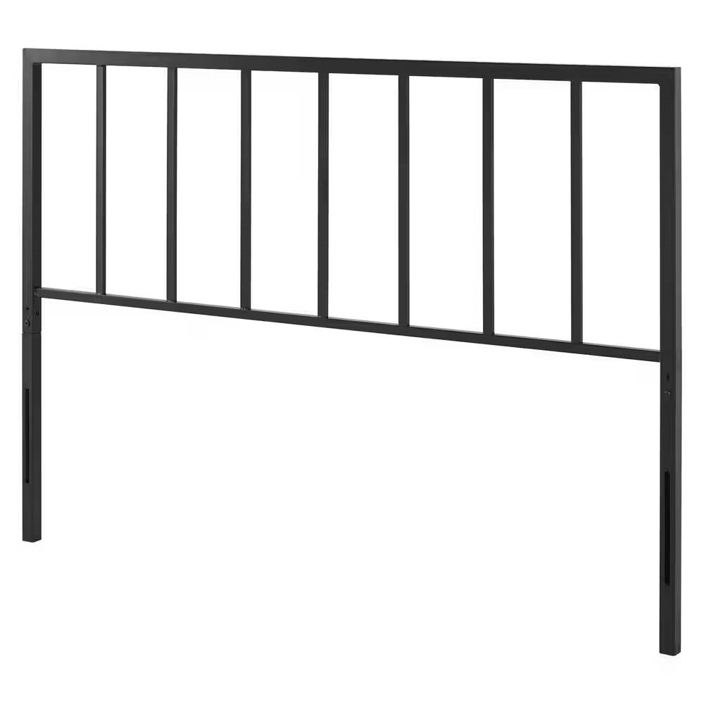 Full size Modern Classic Black Metal Headboard-0