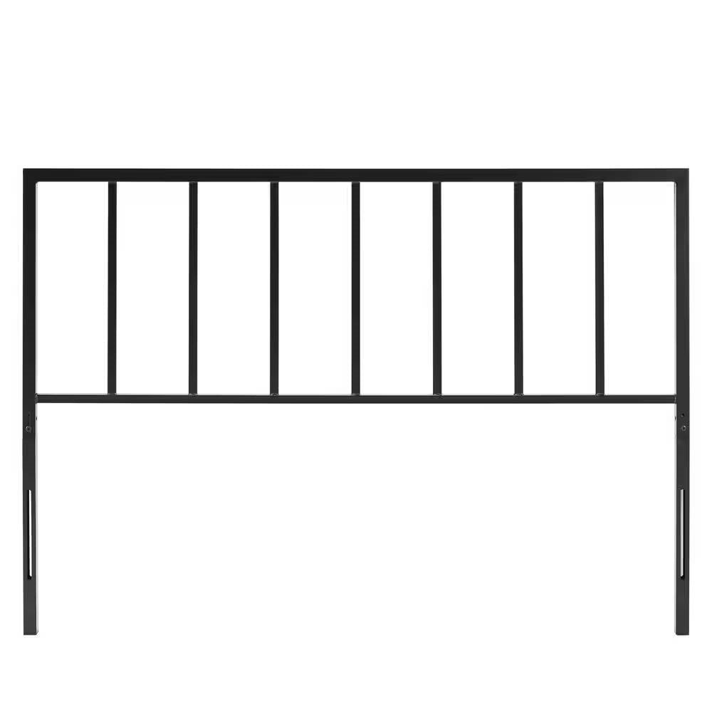 Full size Modern Classic Black Metal Headboard-1