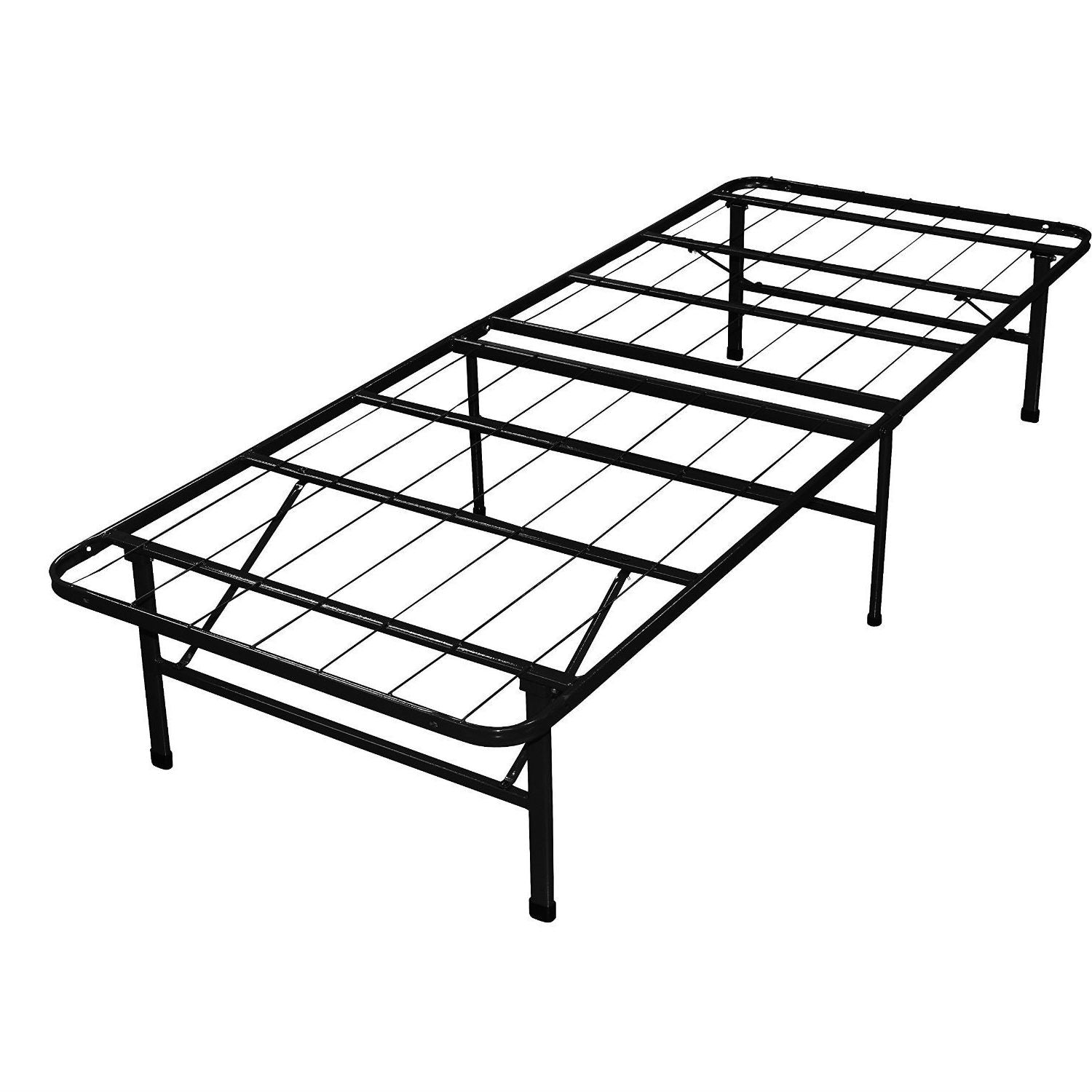 Twin XL size Heavy Duty Metal Platform Bed Frame-0