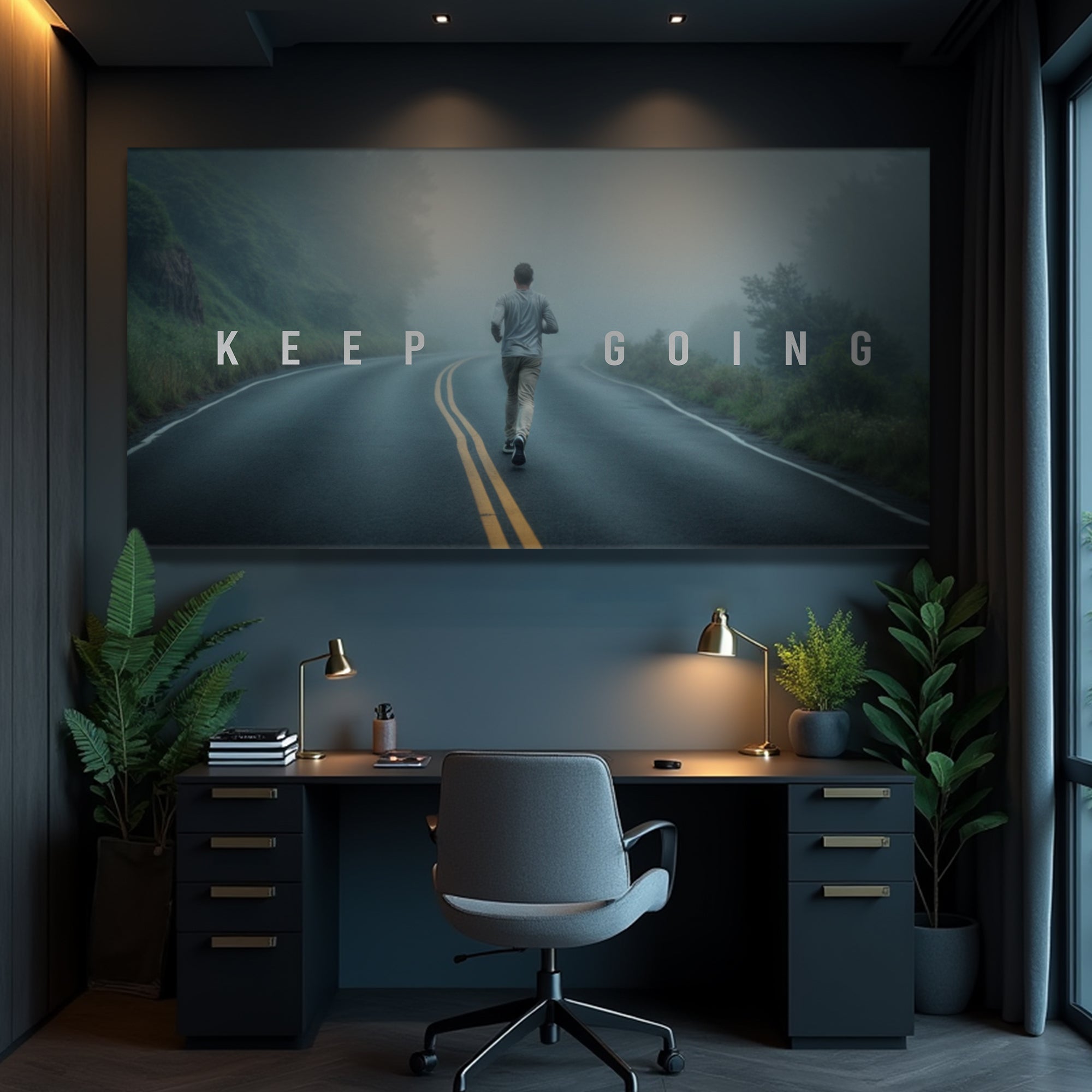Keep Going Motivational Wall Sign