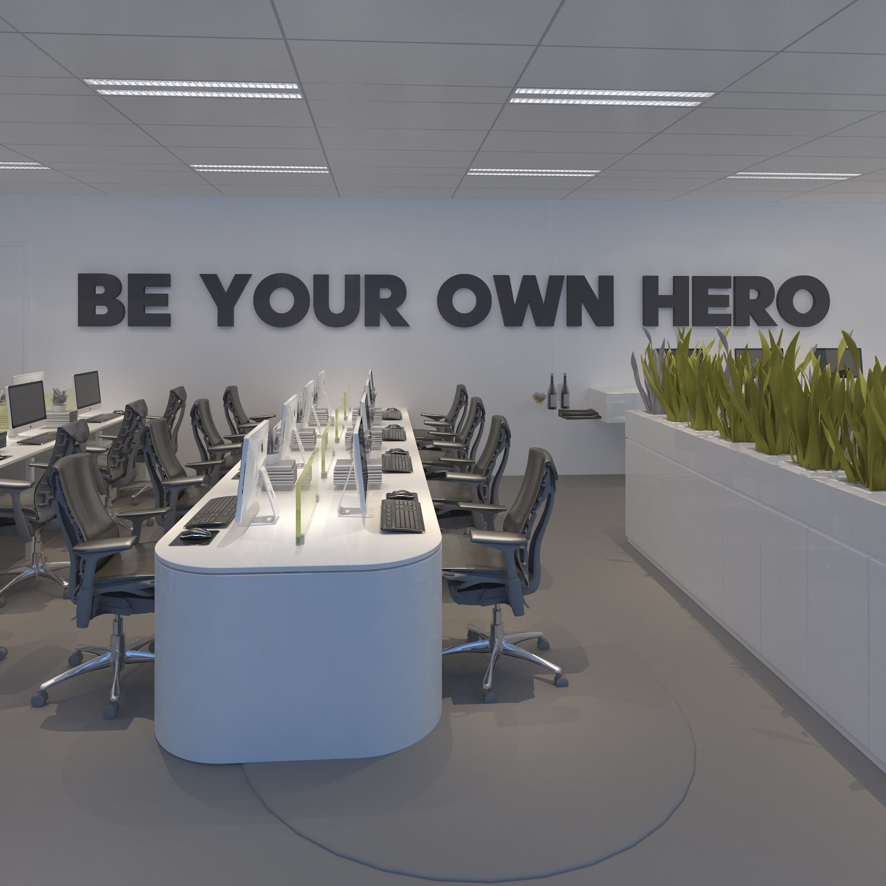 Be Hero 3D Office Wall Decor-0