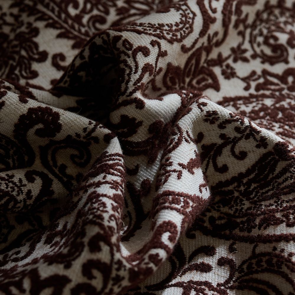 Beverly Classic Room Darkening Paisley Curtains