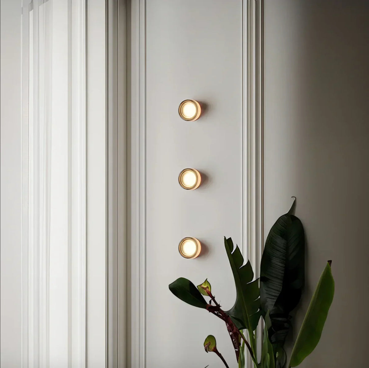 Textured Acrylic Wall Sconce with Dimmable LED Option | Dimple or Ripple Shade Light