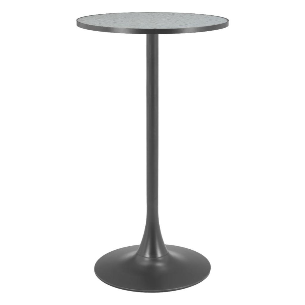 Bite Steel base Round Bar Table