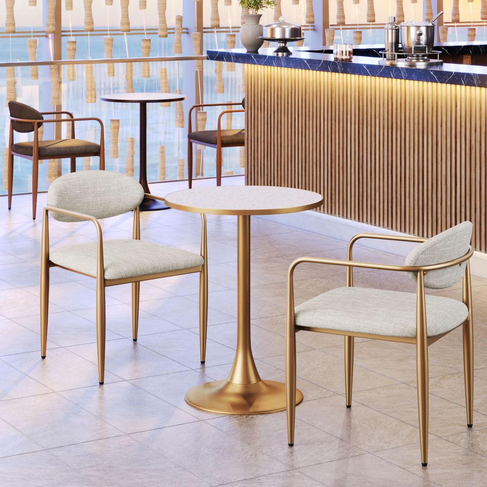 Bite Steel base Round Bistro Table