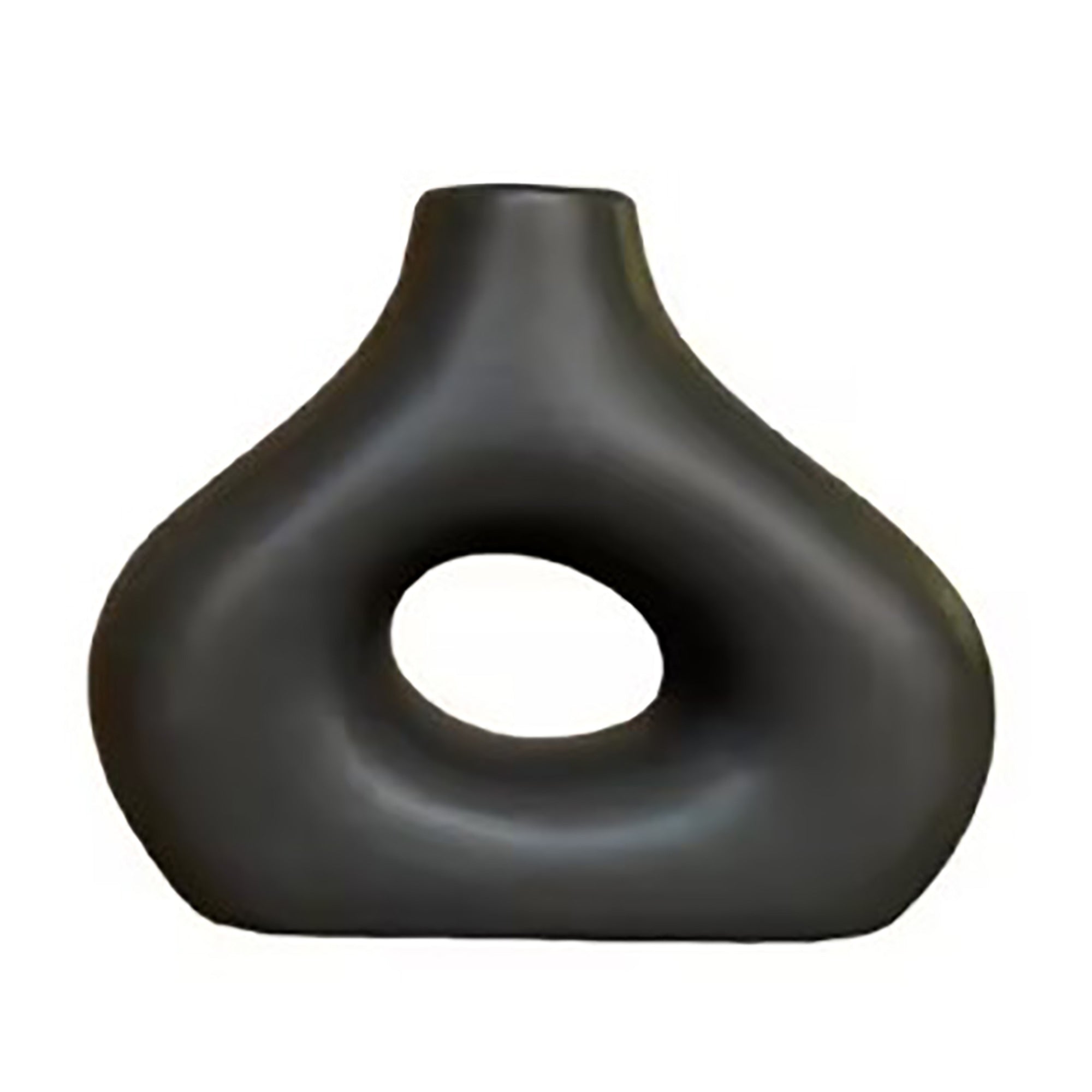 Cutout Vase-Black-0