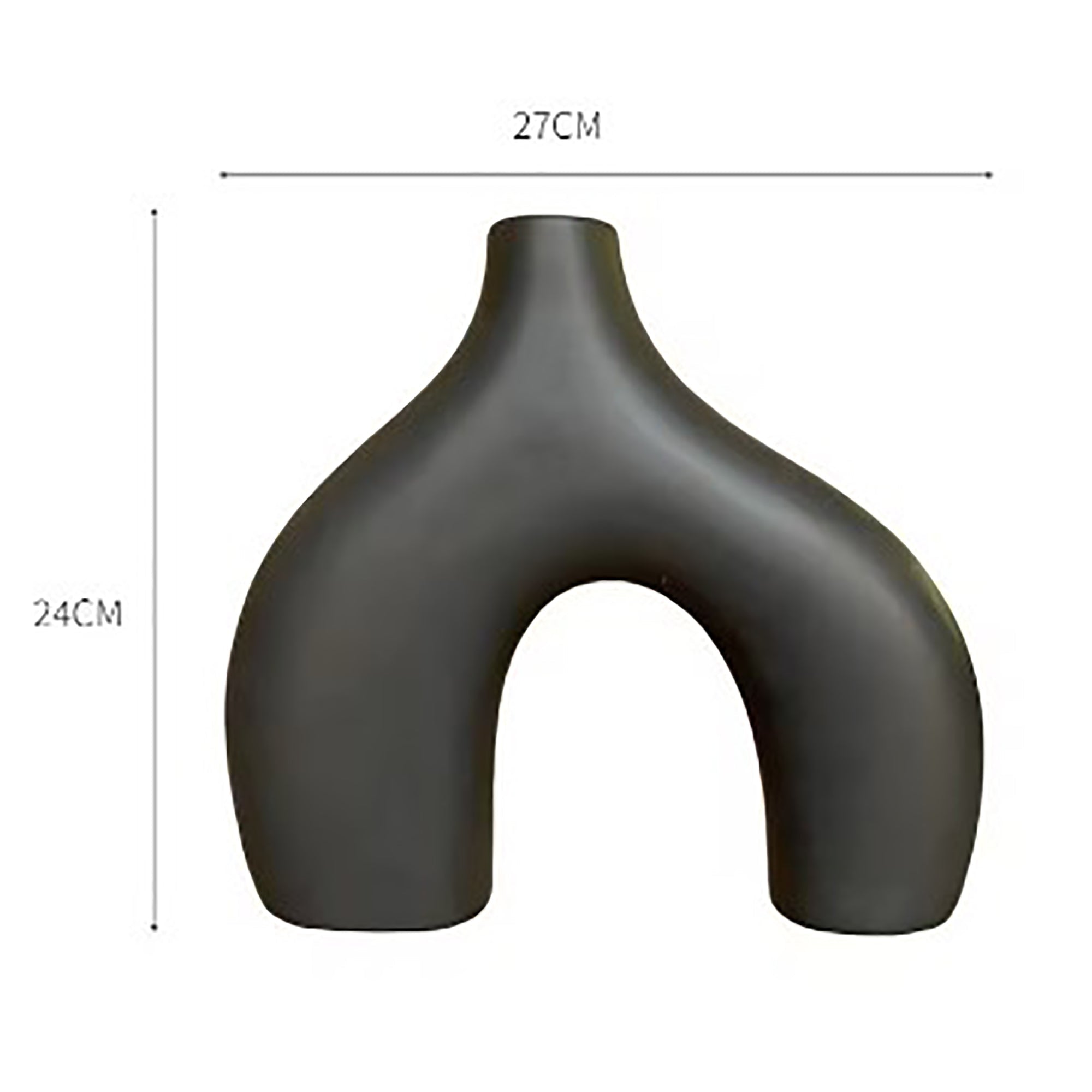 Arch Vase-Black-3