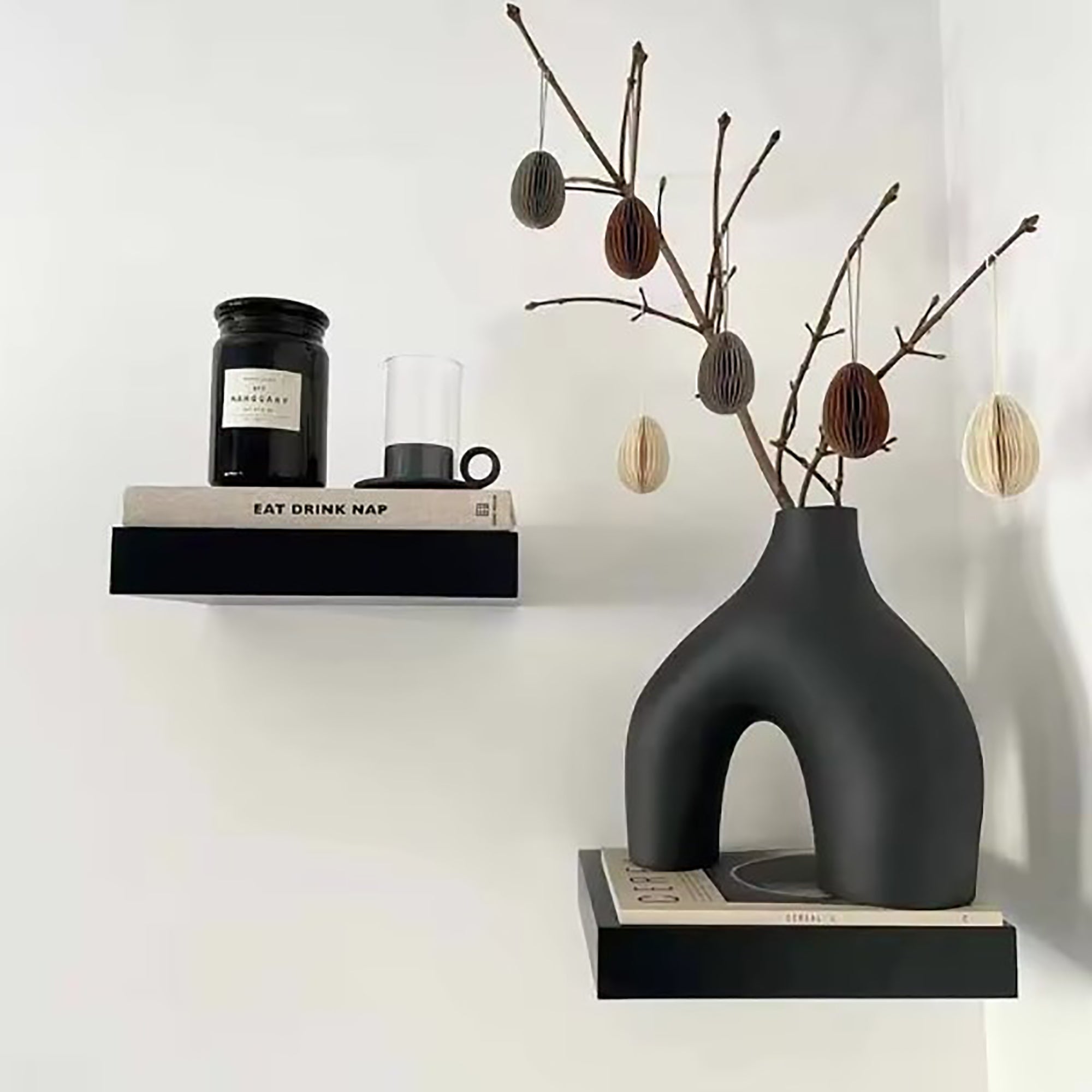 Arch Vase-Black-2