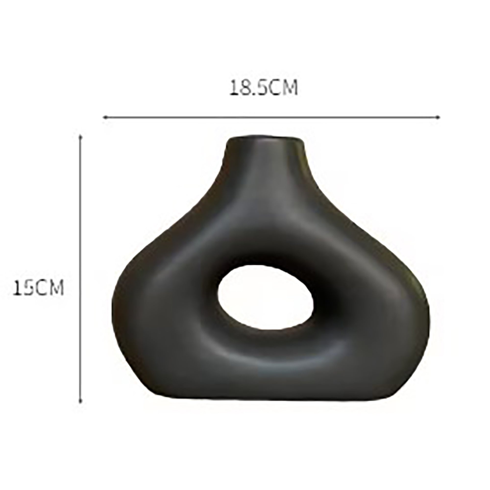 Cutout Vase-Black-3