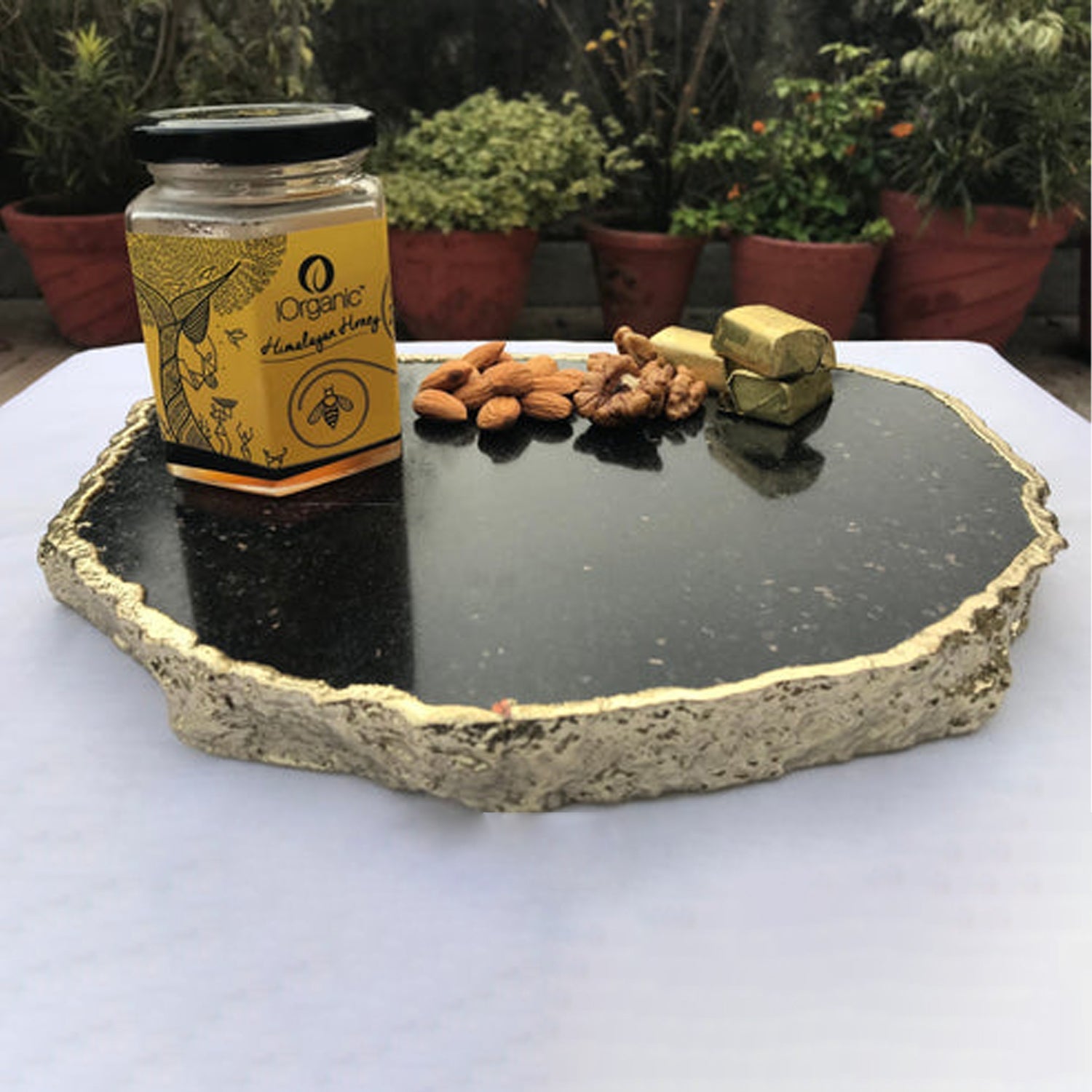 Black Galaxy - Granite Cheese Platter/Tray/Personalised Momentos/Sign Boards-3