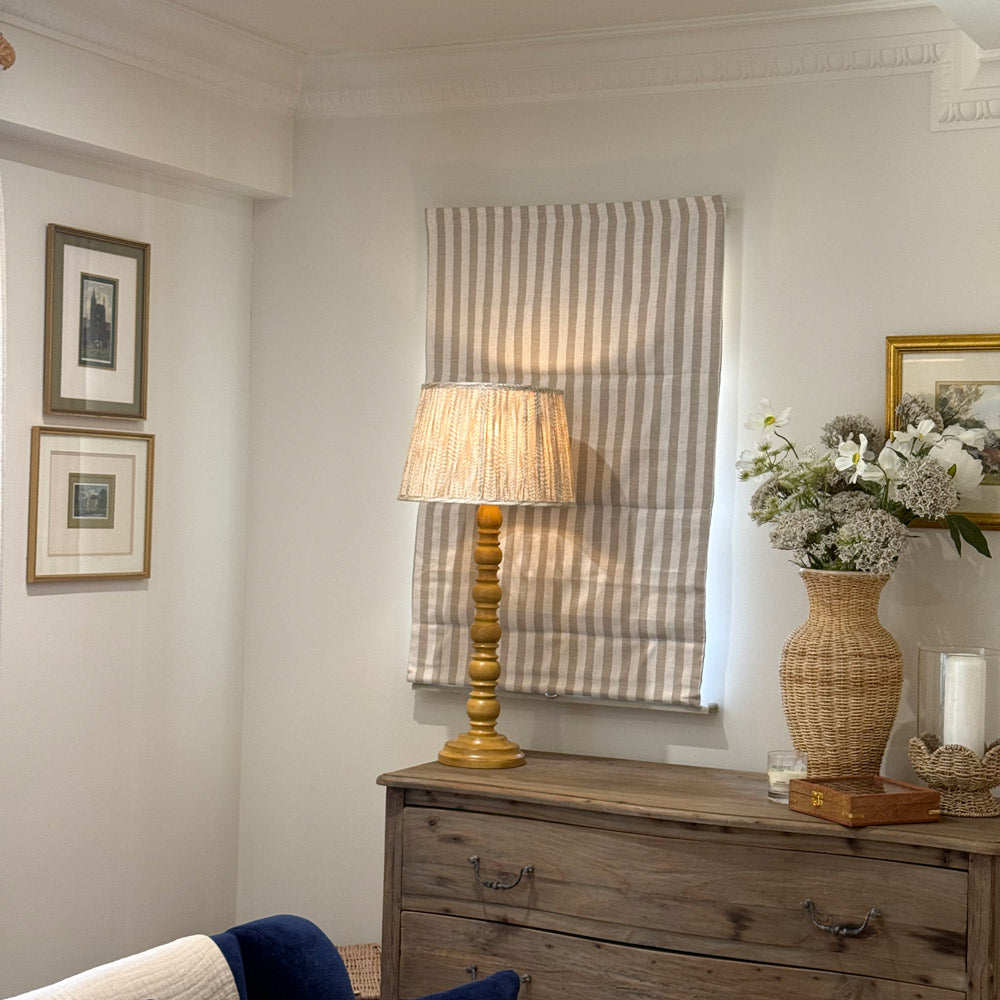 Blake Scandinavian Vertical Stripe Linen Curtains