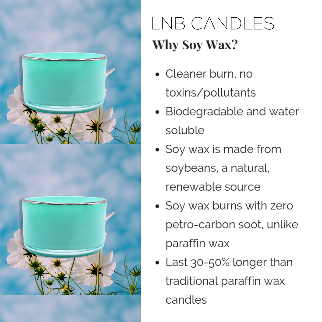 BLUE Luxury Candle Home Decor Scent designer inspired By Dolce Gabbana Light Blue Perfume-4