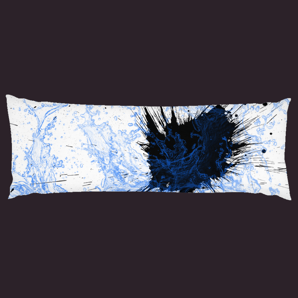 Soft Body Pillow Splash Ink - Designed By Hadiarts-1