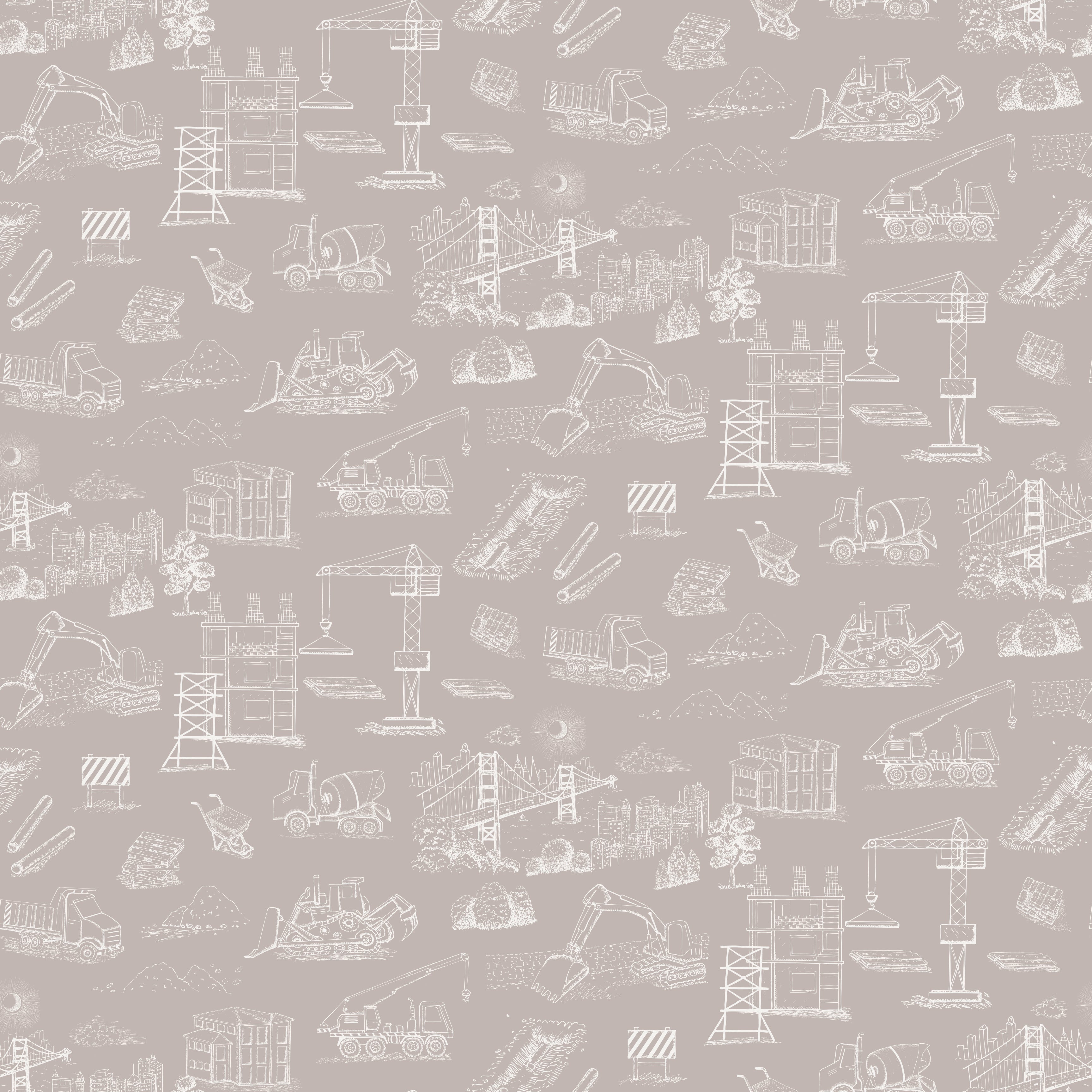 Boston Wallpaper by The Bright Leaf Design