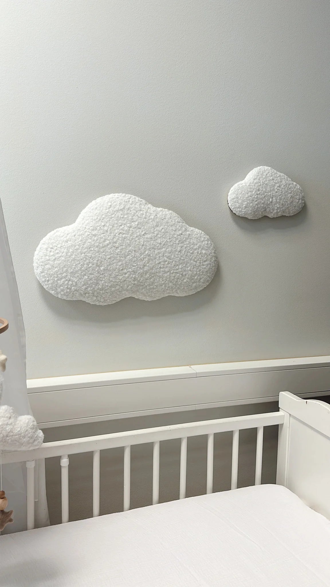 Boucle cloud wall decoration