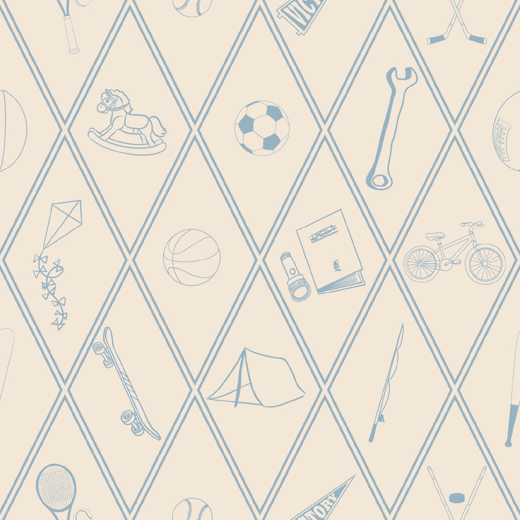 Braxton Wallpaper by DGSquare Pattern Design