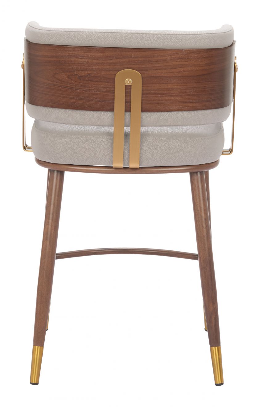 Brew Faux Leather Counter Stool
