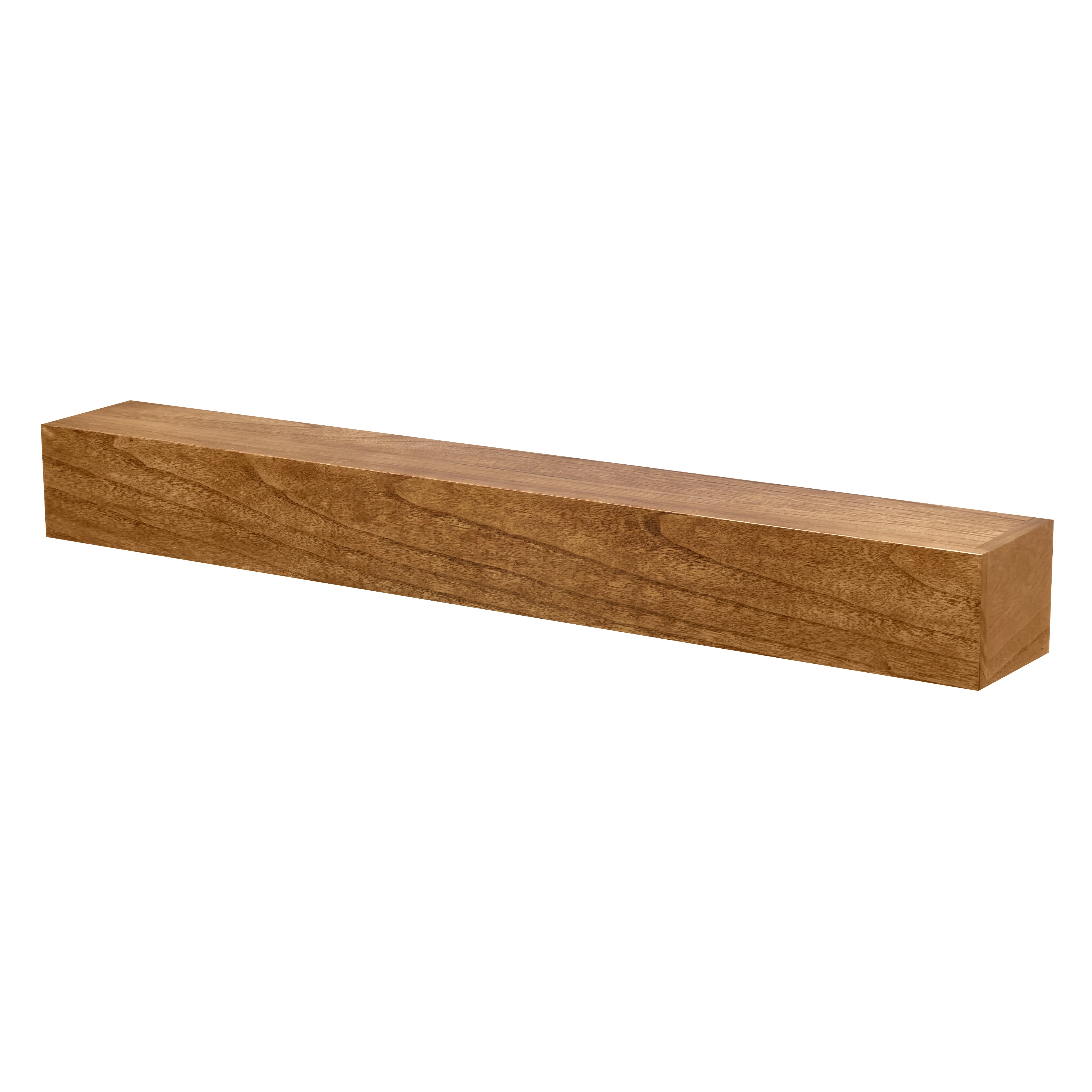 Classic Paulownia Wood Fireplace Mantel Shelf