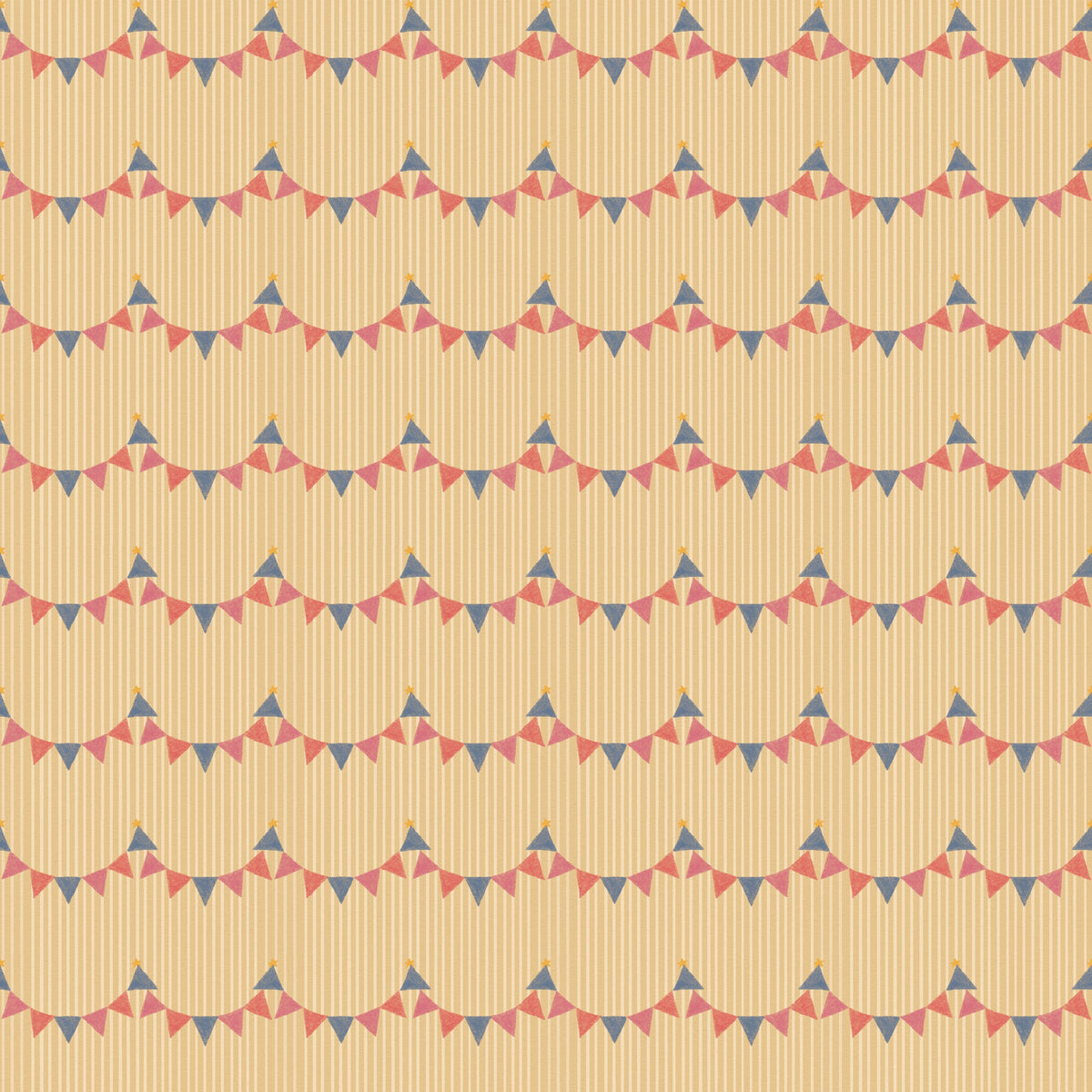 Bunting Wallpaper by Yorkville Studio