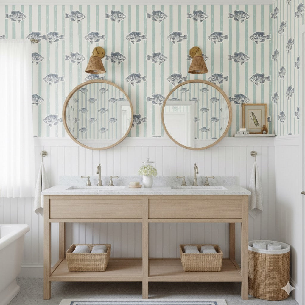 Finn Wallpaper by Kim Hallquist Designs