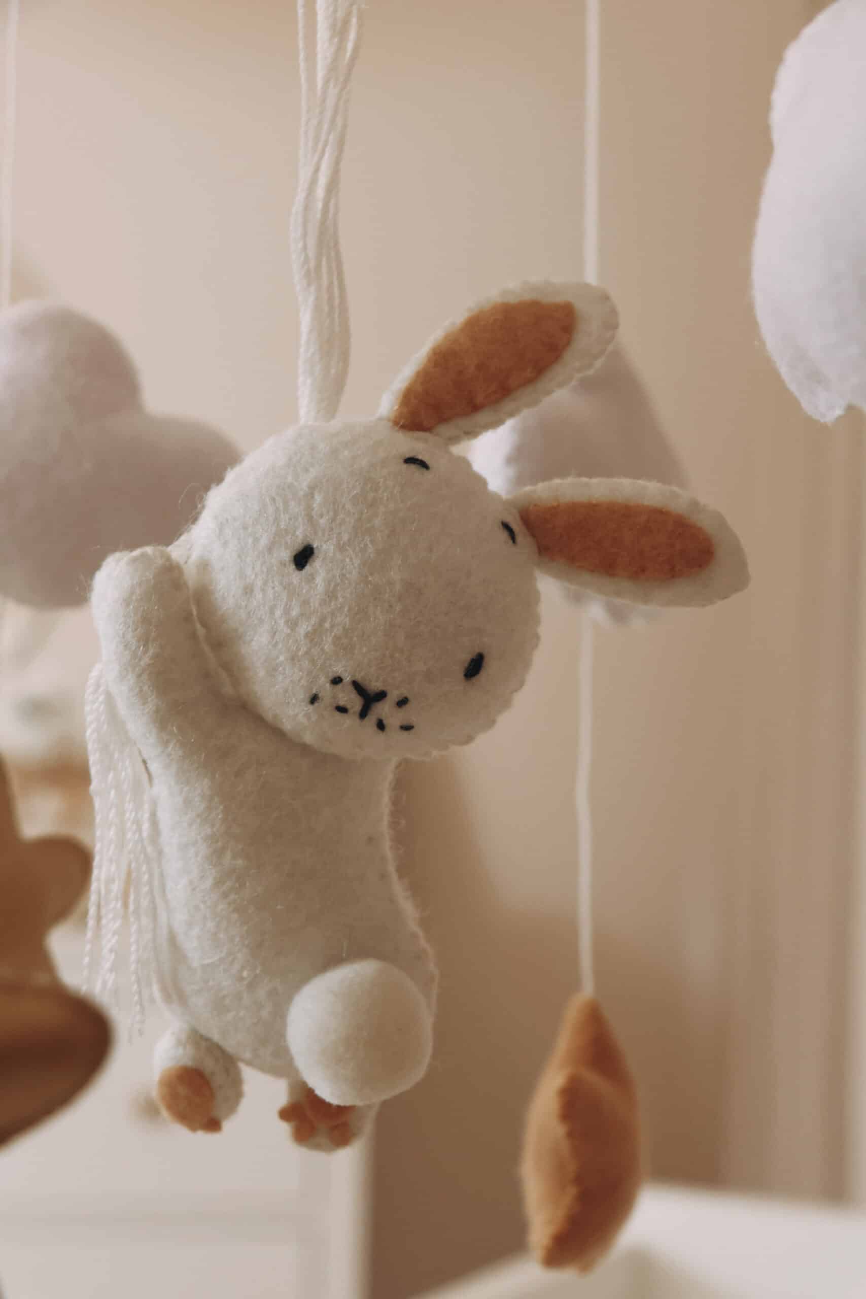 Handmade Bunny baby mobile-11