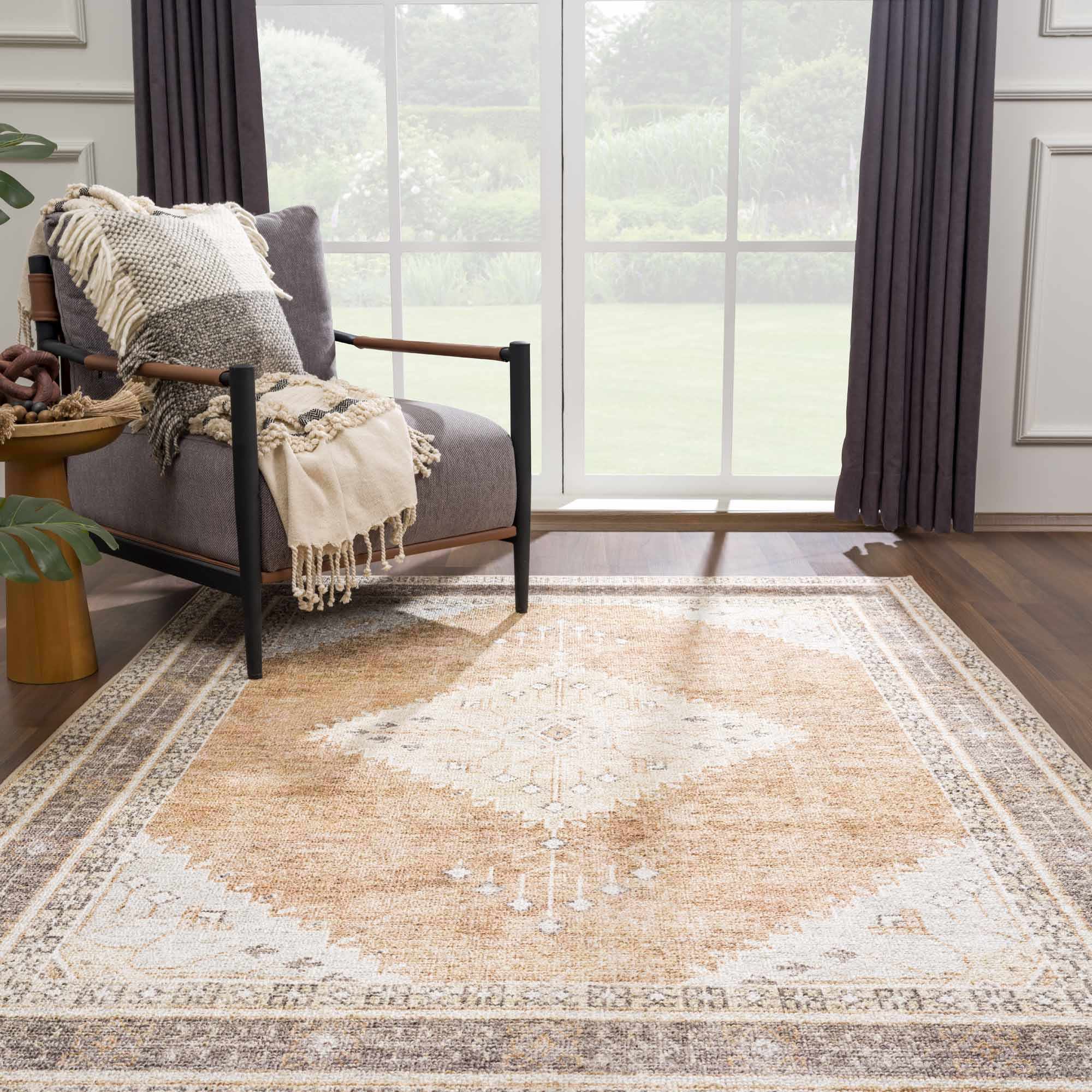 Albas Washable Area Rug