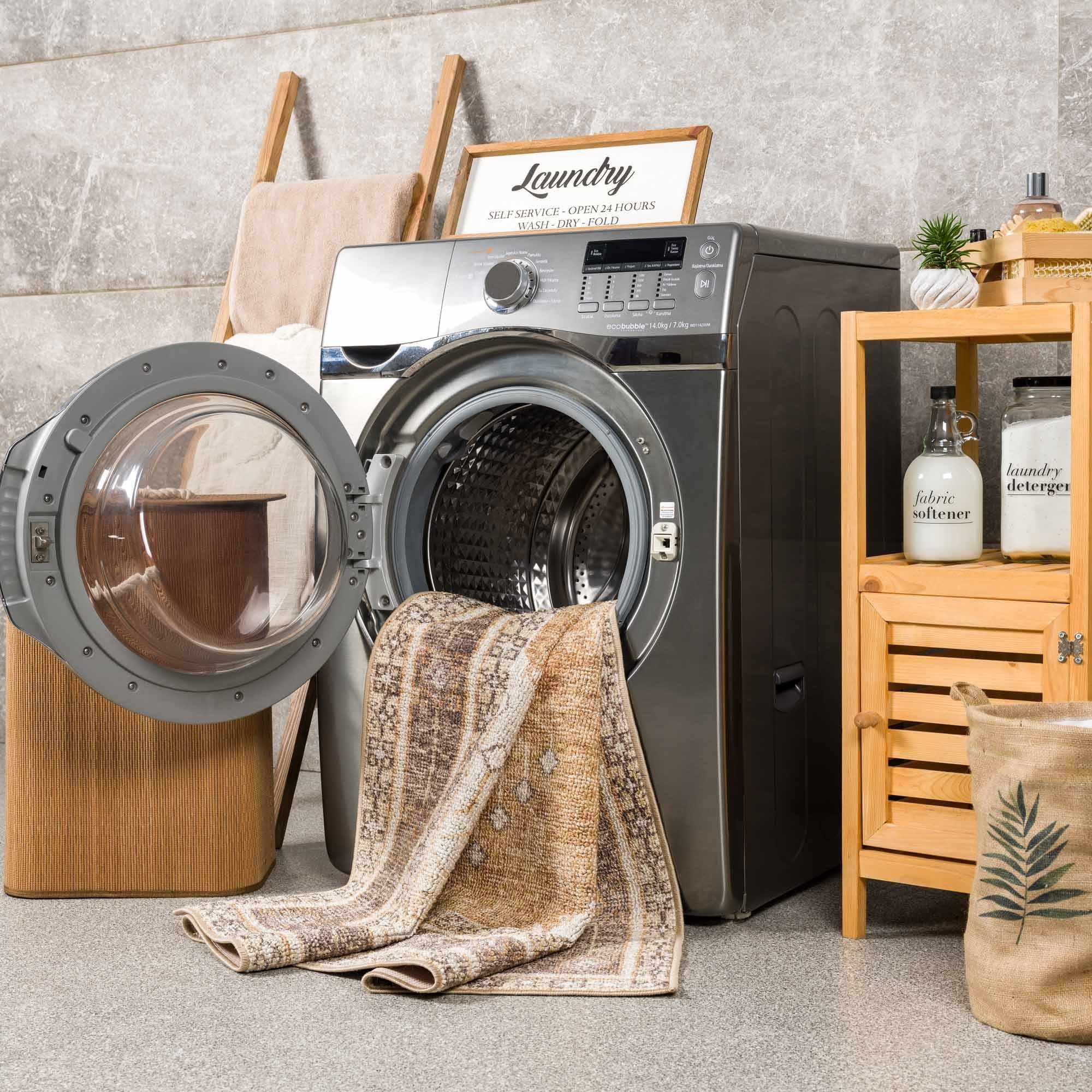 Albas Washable Area Rug