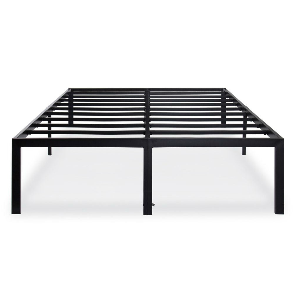 California King Heavy Duty 18-inch High Rise Metal Platform Bed Frame-0