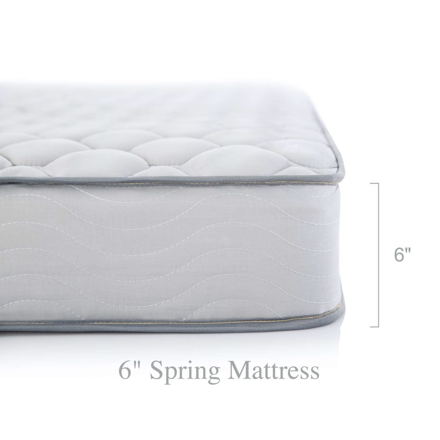 California King 6-inch Thick Innerspring Mattress with Quilted Cover - Medium Firm-2