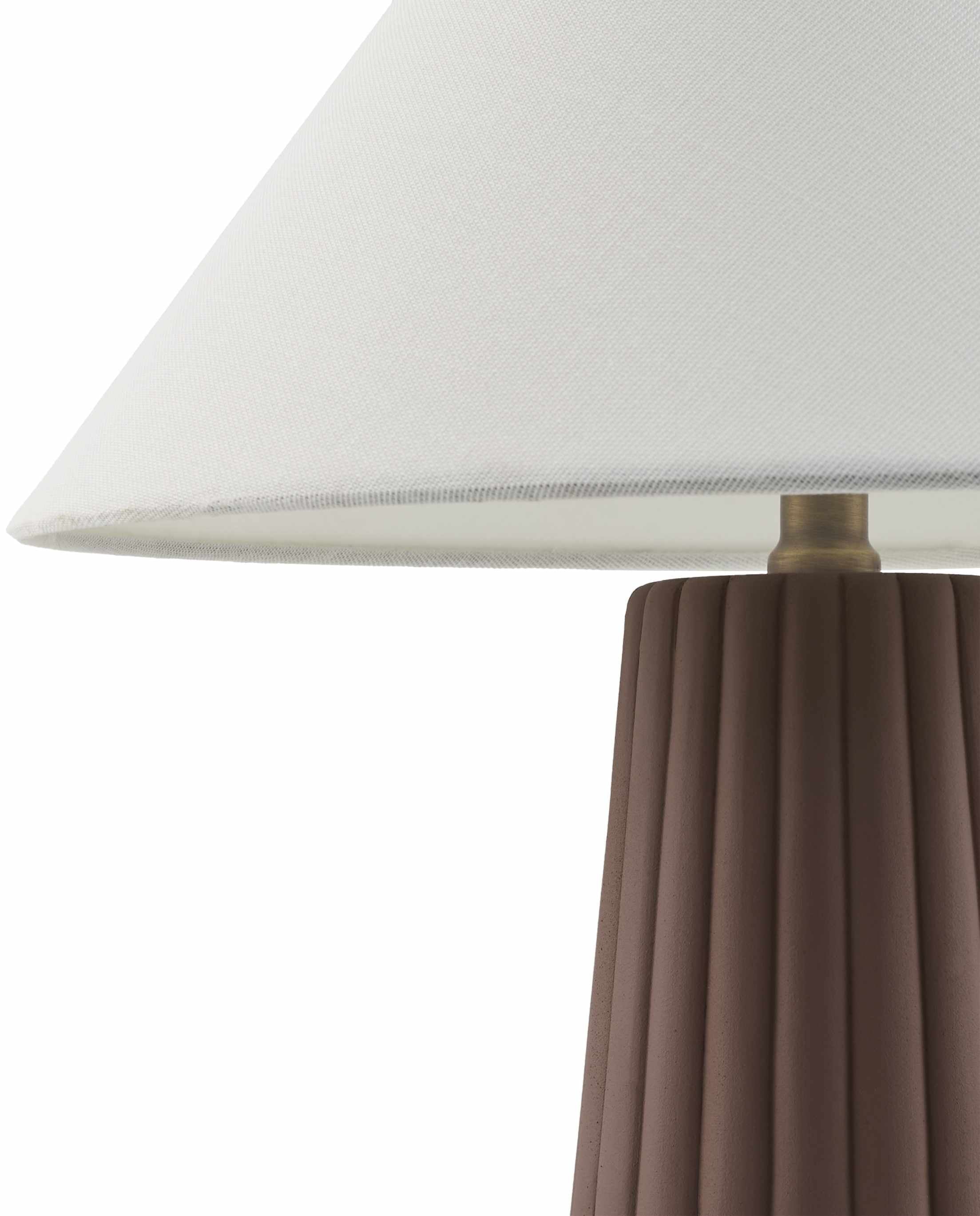 Alfonsine Dark Red Table Lamp-3