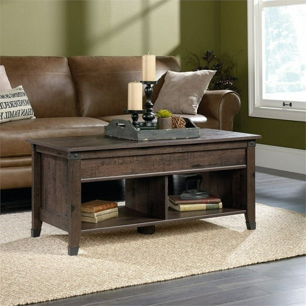 Dark Brown Lift-Top Multi Purpose Coffee Table-1