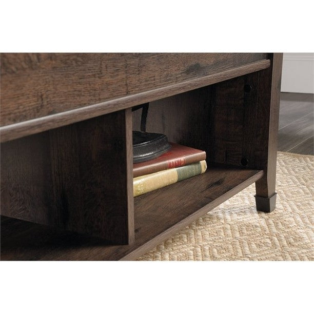 Dark Brown Lift-Top Multi Purpose Coffee Table-4