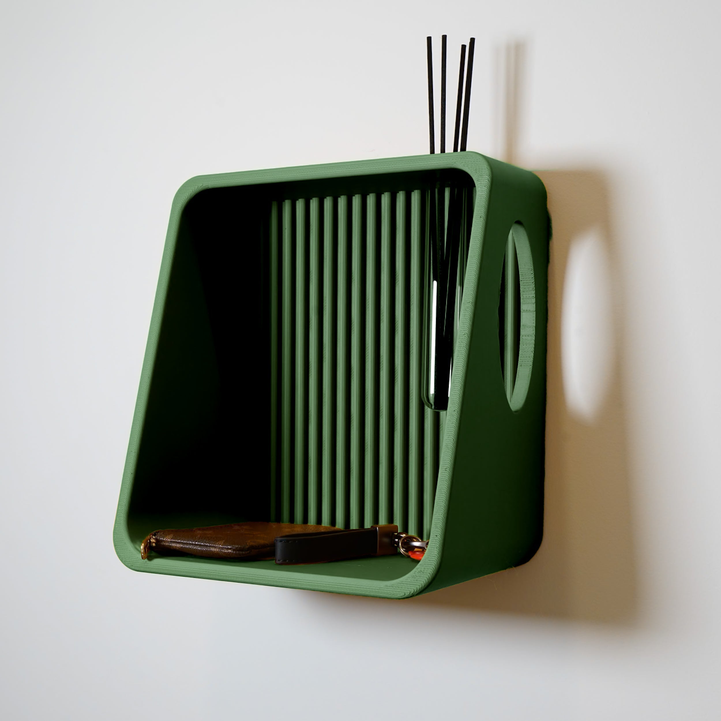 Modern Floating Wall Shelf, Propagation or Reed Diffuser