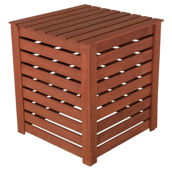 Outdoor 90 Gallon Solid Wood Compost Bin with Brown Finish-0