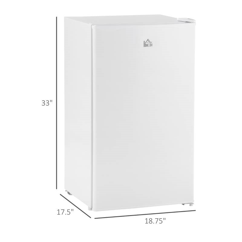 Compact Refrigerator Mini Fridge/Freezer 3.2 Cu.Ft, White-3