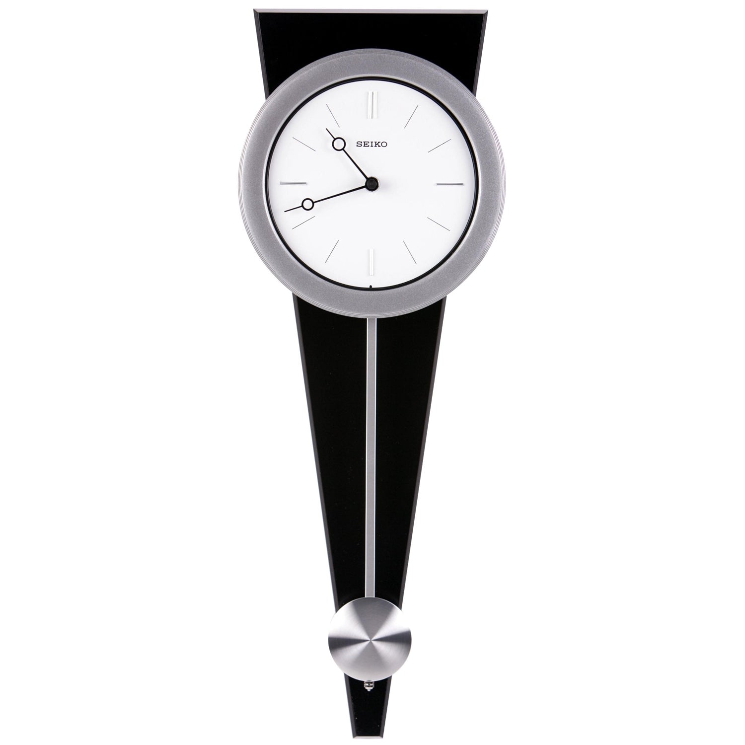 Contemporary Wall Clock with Functional Pendulum Design-0