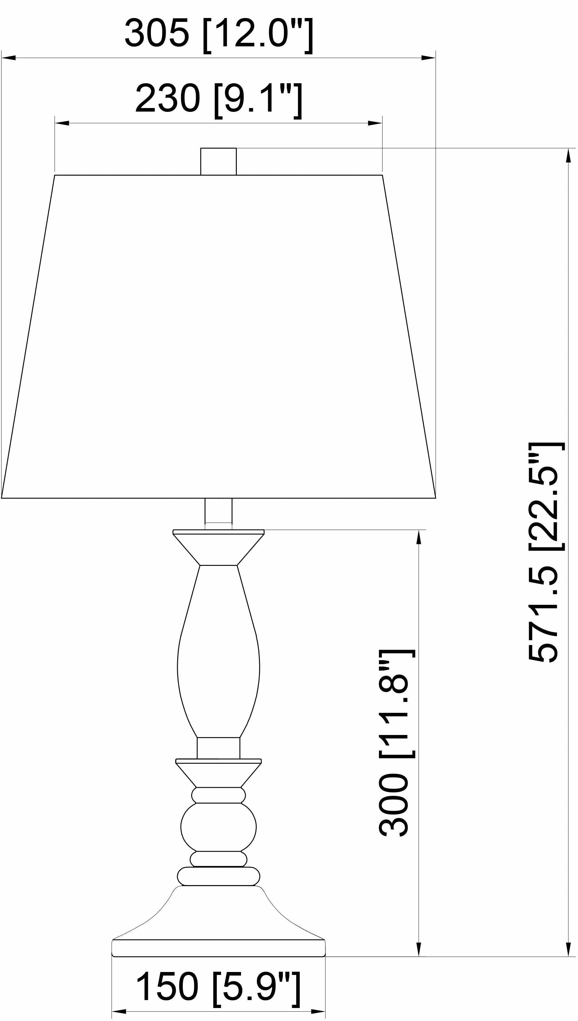 Utsunomiya Cream Wood Table Lamp-4