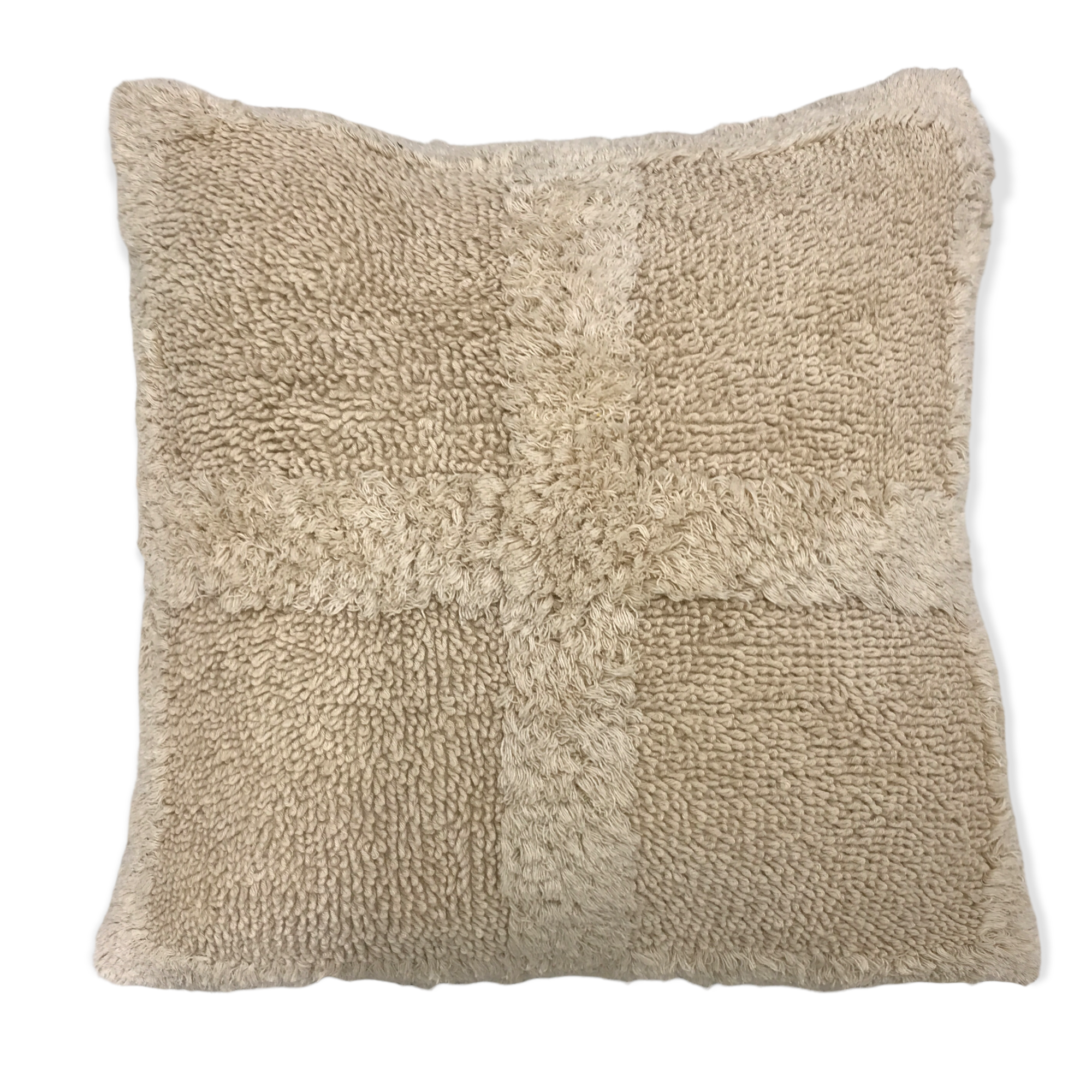 Stone Wash Cross Pattern Pillow-0