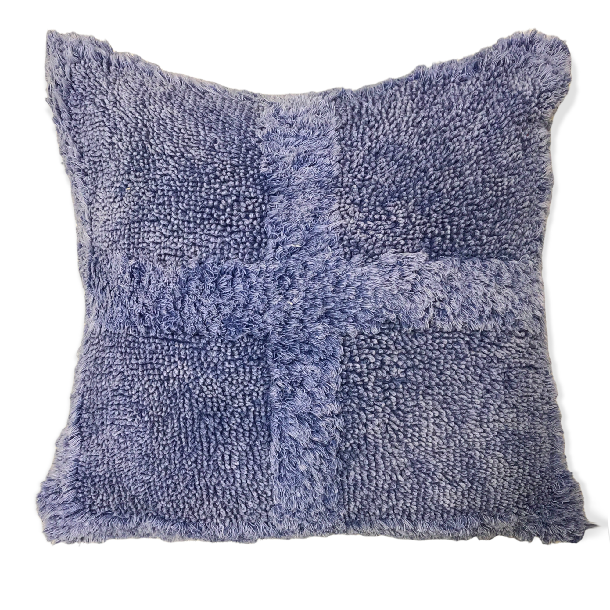 Stone Wash Cross Pattern Pillow-1