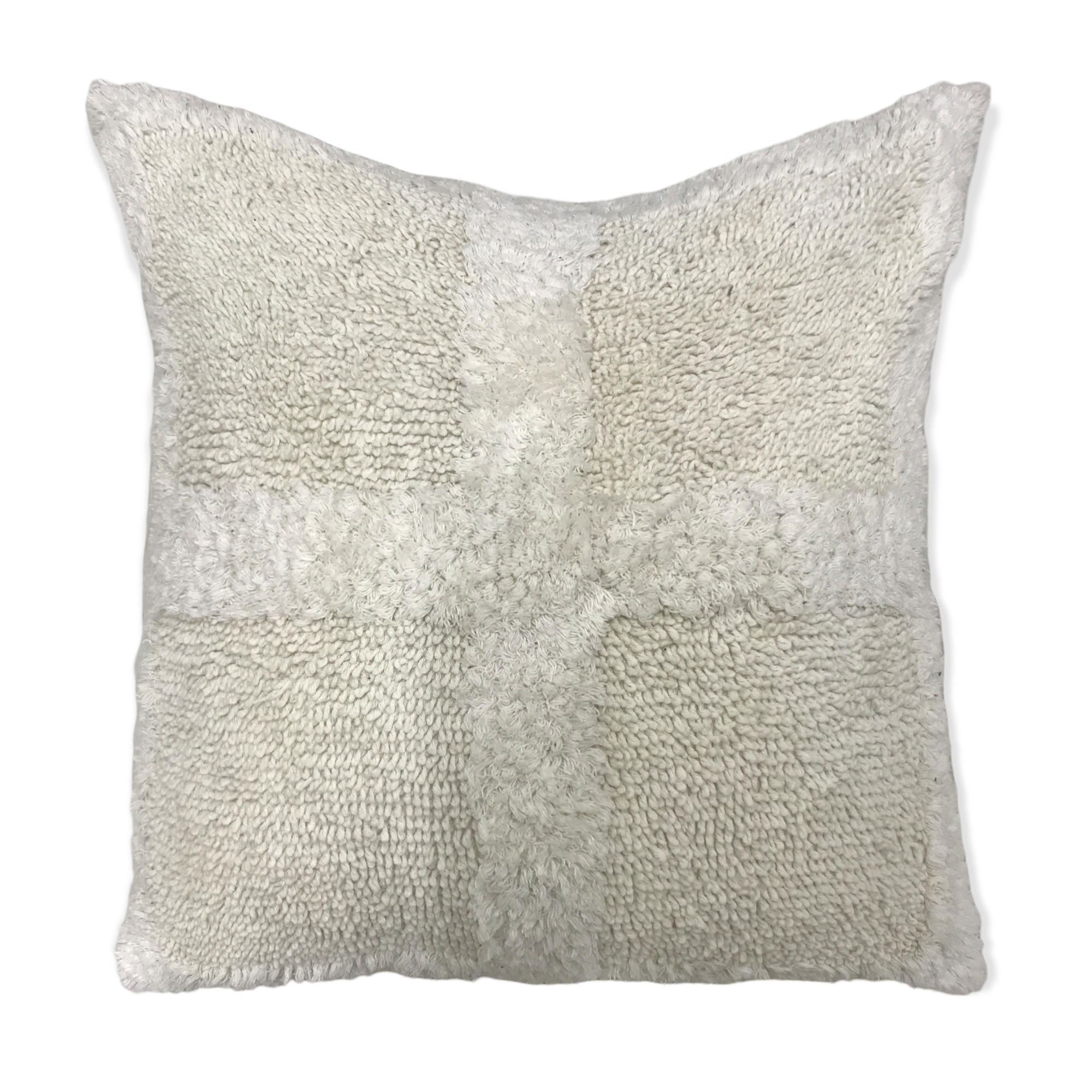 Stone Wash Cross Pattern Pillow-4