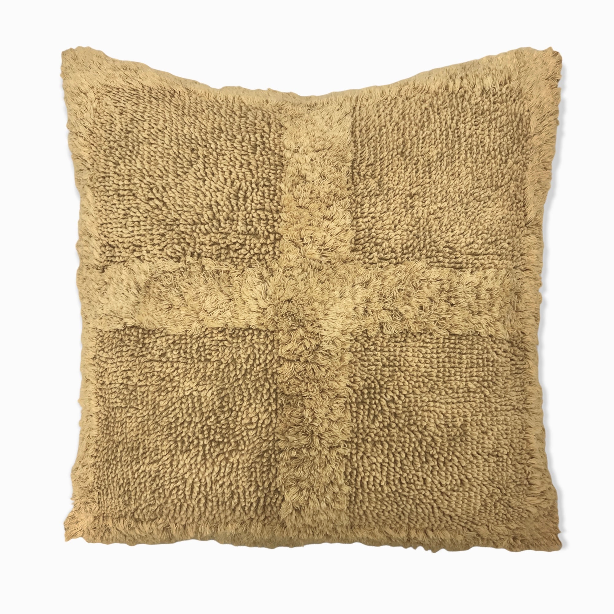 Stone Wash Cross Pattern Pillow-7