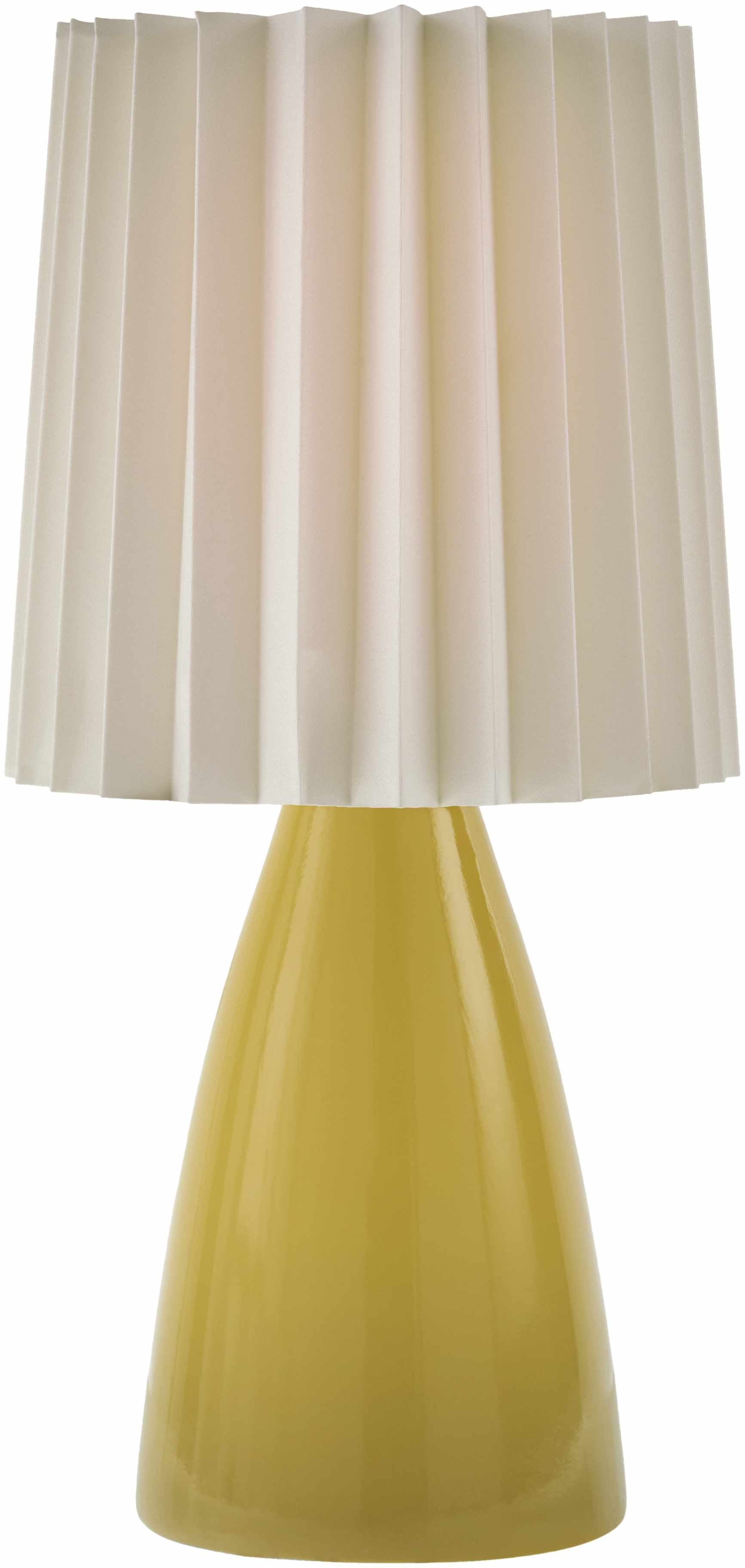 Cocconato Yellow Ceramic Table Lamp-1