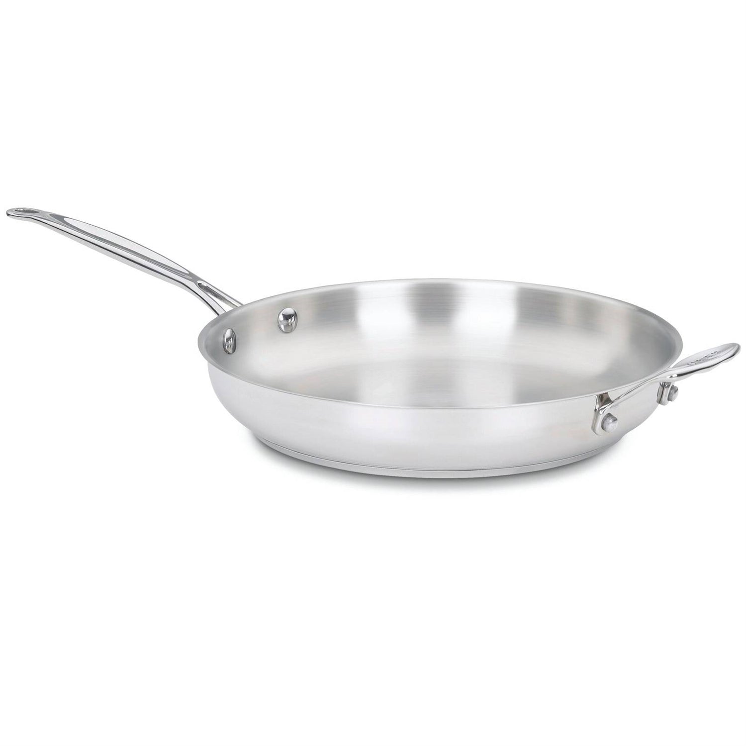 12 Inch Cool Touch Stainless Steel Skillet-0