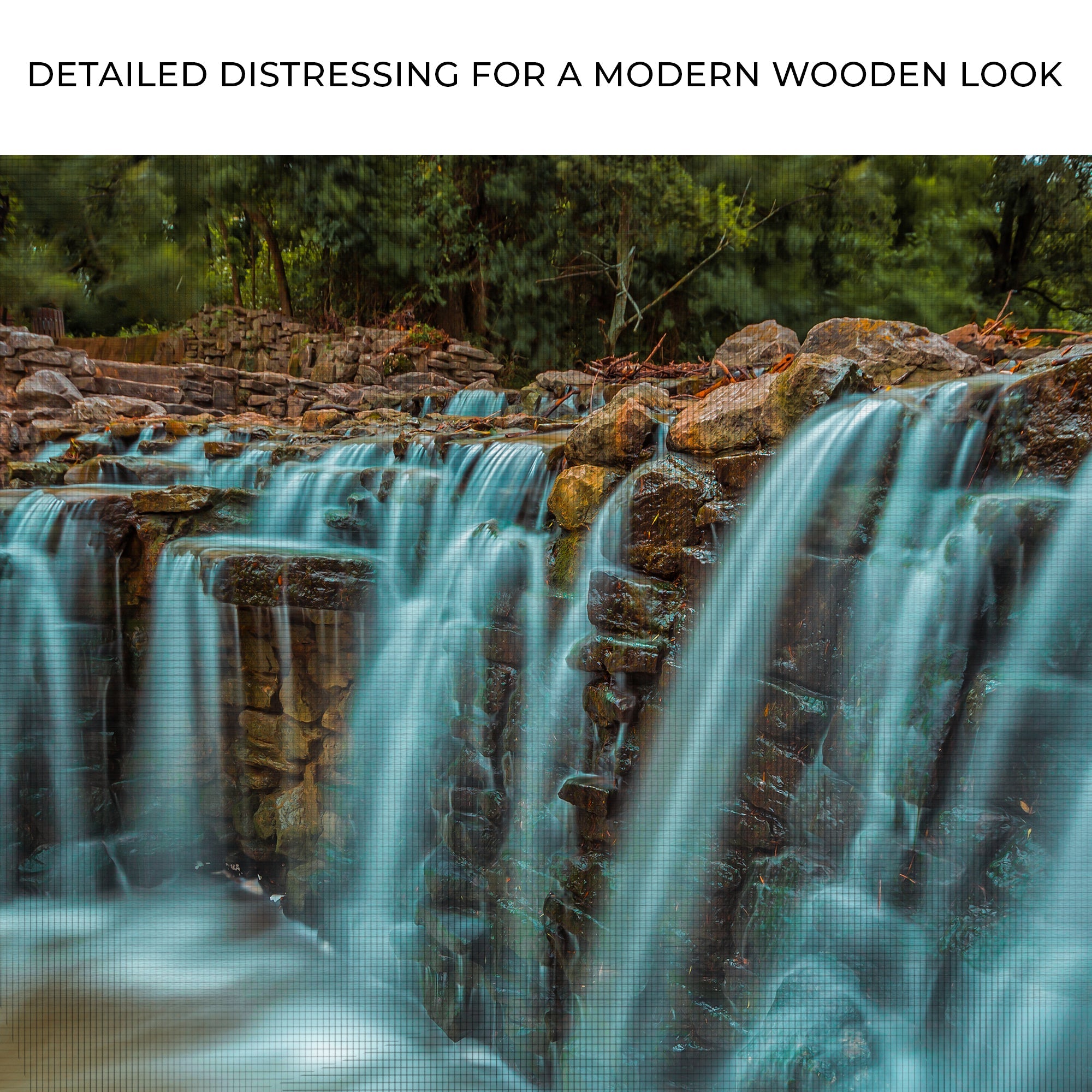 Cascading Waterfall Canvas Wall Art